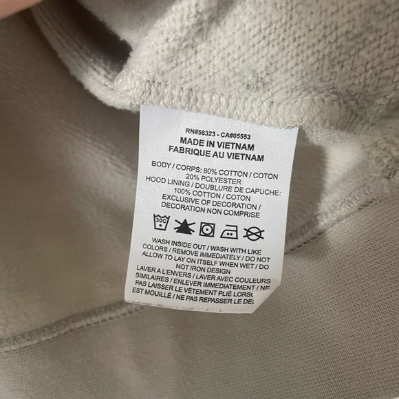 Nike Women's Cream High Neck Hoodie with Embroidered Logo 0390 - Picture 4 of 6